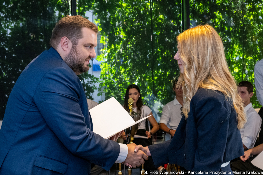 Sęk, karate, Krakowska Akademia Sportu, medaliści, spotkanie  Autor: P. Wojnarowski