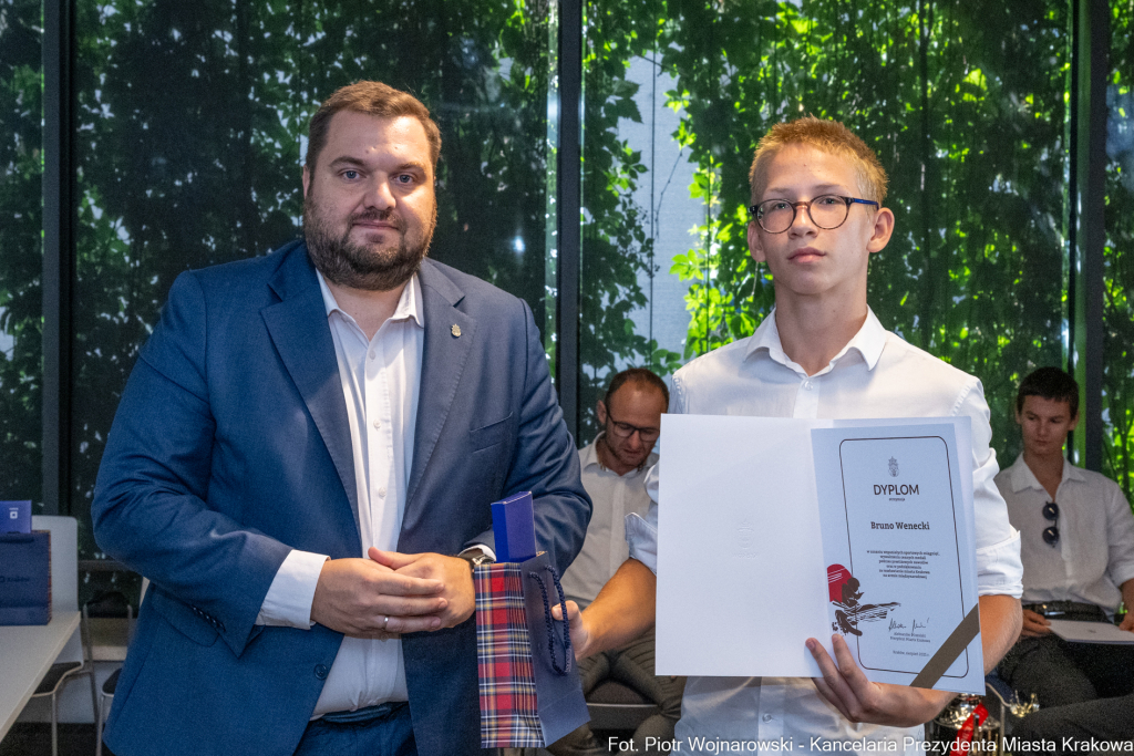 Sęk, karate, Krakowska Akademia Sportu, medaliści, spotkanie  Autor: P. Wojnarowski