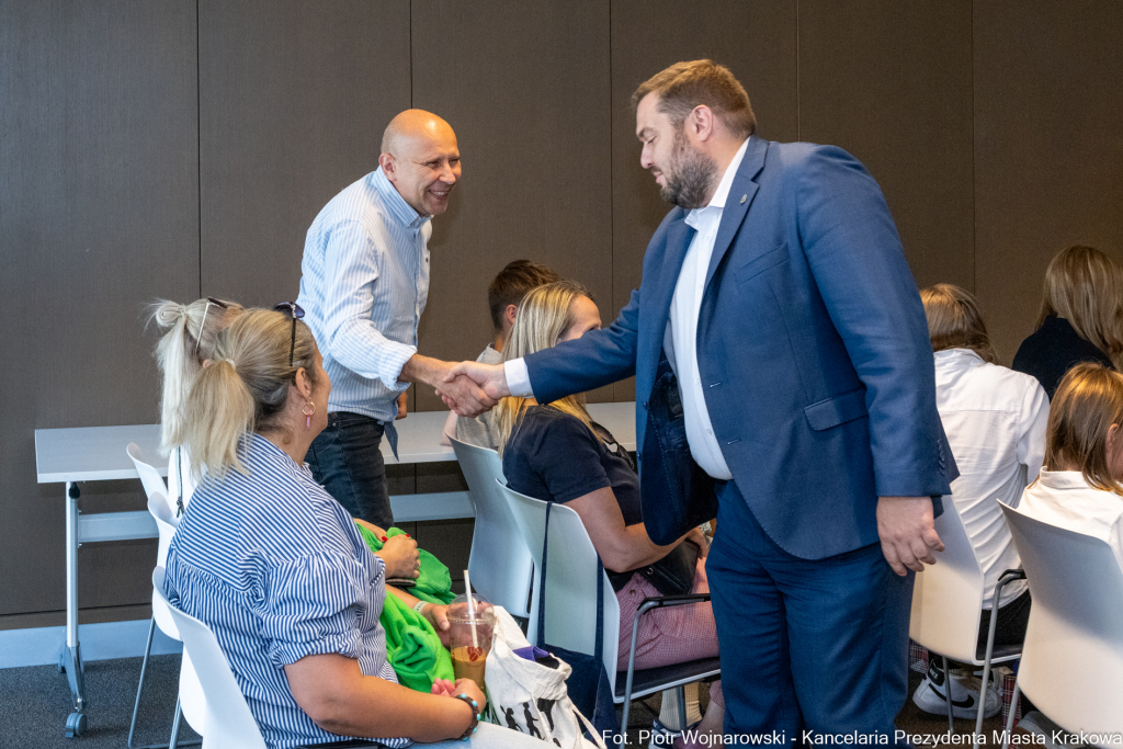 Sęk, karate, Krakowska Akademia Sportu, medaliści, spotkanie  Autor: P. Wojnarowski