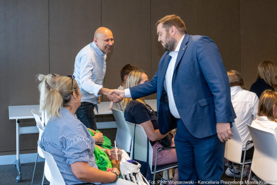 Sęk, karate, Krakowska Akademia Sportu, medaliści, spotkanie