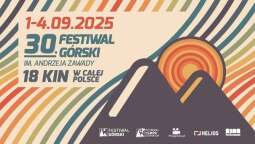 Logo: 30. Festiwal Górski im. Andrzeja Zawady w Kino Pod Baranami