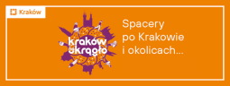 Logo: Kraków na okrągło – spacery z przewodnikami we wrześniu