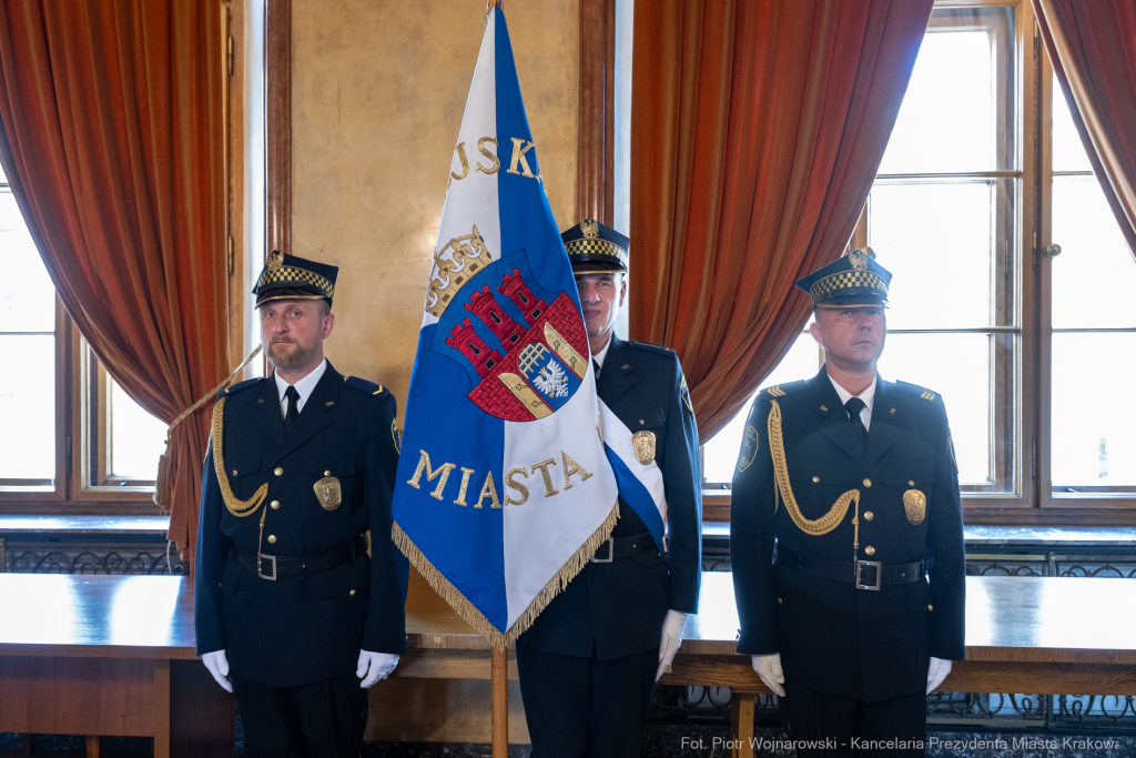 Straż Miejska, święto, Miszalski, Śmiałek, Ulman, odznaczenia, medale  Autor: P. Wojnarowski