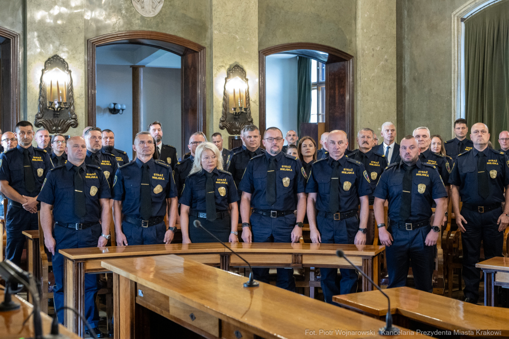 Straż Miejska, święto, Miszalski, Śmiałek, Ulman, odznaczenia, medale  Autor: P. Wojnarowski