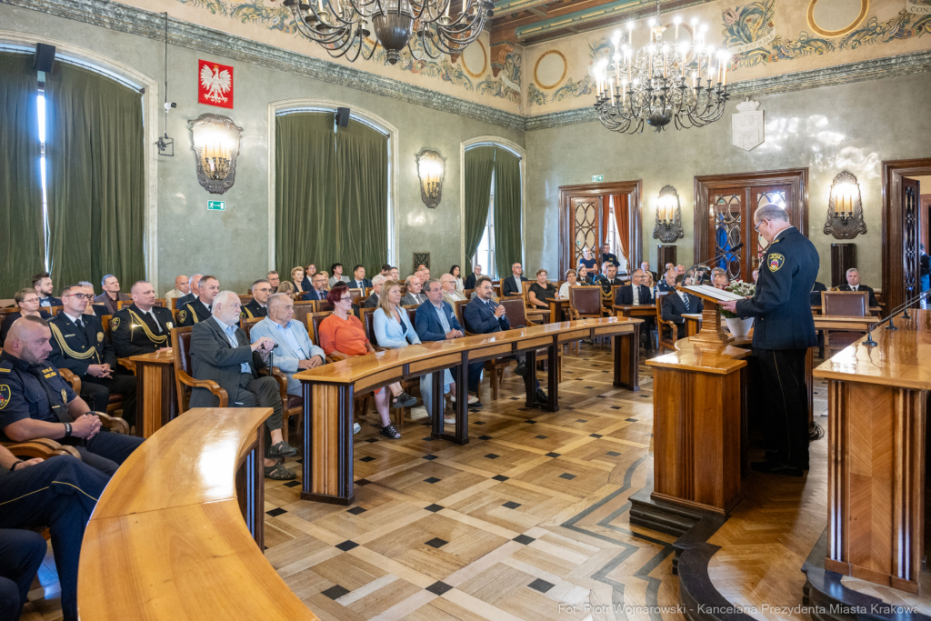 Straż Miejska, święto, Miszalski, Śmiałek, Ulman, odznaczenia, medale  Autor: P. Wojnarowski