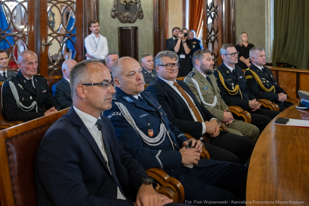 Straż Miejska, święto, Miszalski, Śmiałek, Ulman, odznaczenia, medale  Autor: P. Wojnarowski