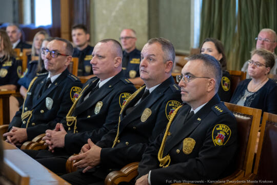 Straż Miejska, święto, Miszalski, Śmiałek, Ulman, odznaczenia, medale