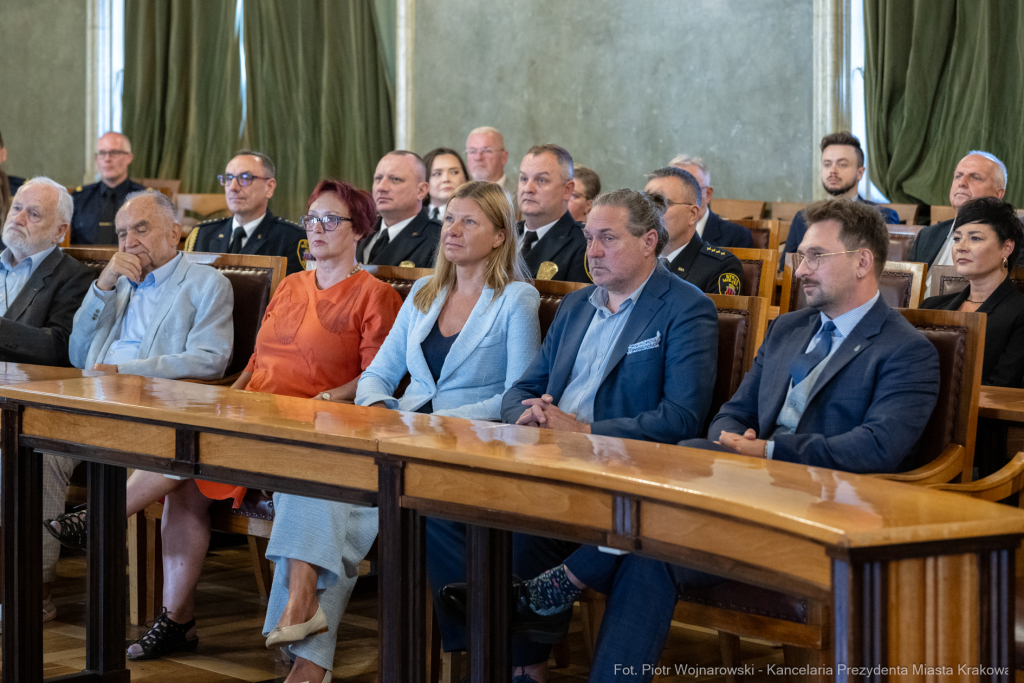 Straż Miejska, święto, Miszalski, Śmiałek, Ulman, odznaczenia, medale  Autor: P. Wojnarowski