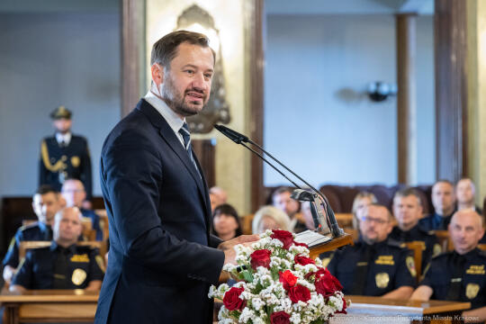 Straż Miejska, święto, Miszalski, Śmiałek, Ulman, odznaczenia, medale