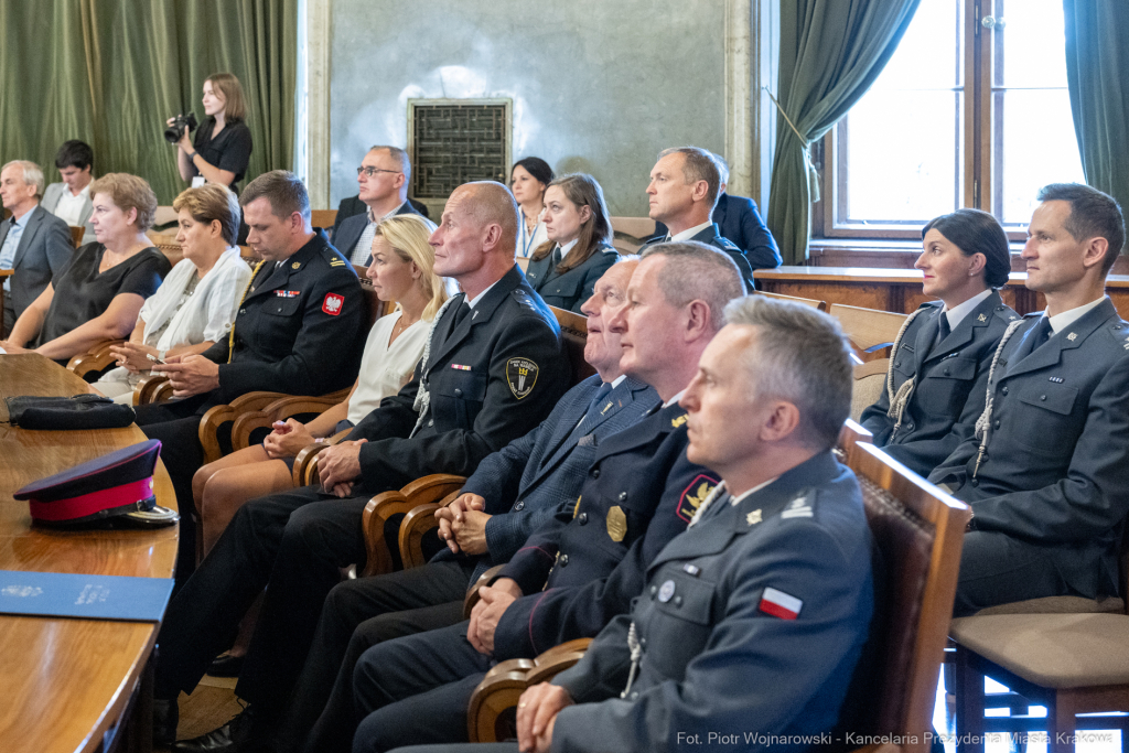 Straż Miejska, święto, Miszalski, Śmiałek, Ulman, odznaczenia, medale  Autor: P. Wojnarowski