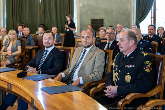 Straż Miejska, święto, Miszalski, Śmiałek, Ulman, odznaczenia, medale