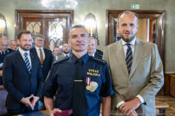 Straż Miejska, święto, Miszalski, Śmiałek, Ulman, odznaczenia, medale