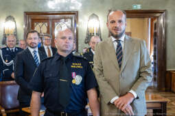 Straż Miejska, święto, Miszalski, Śmiałek, Ulman, odznaczenia, medale