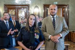 Straż Miejska, święto, Miszalski, Śmiałek, Ulman, odznaczenia, medale