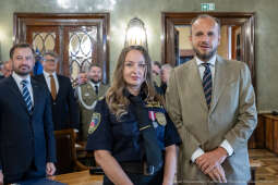 Straż Miejska, święto, Miszalski, Śmiałek, Ulman, odznaczenia, medale