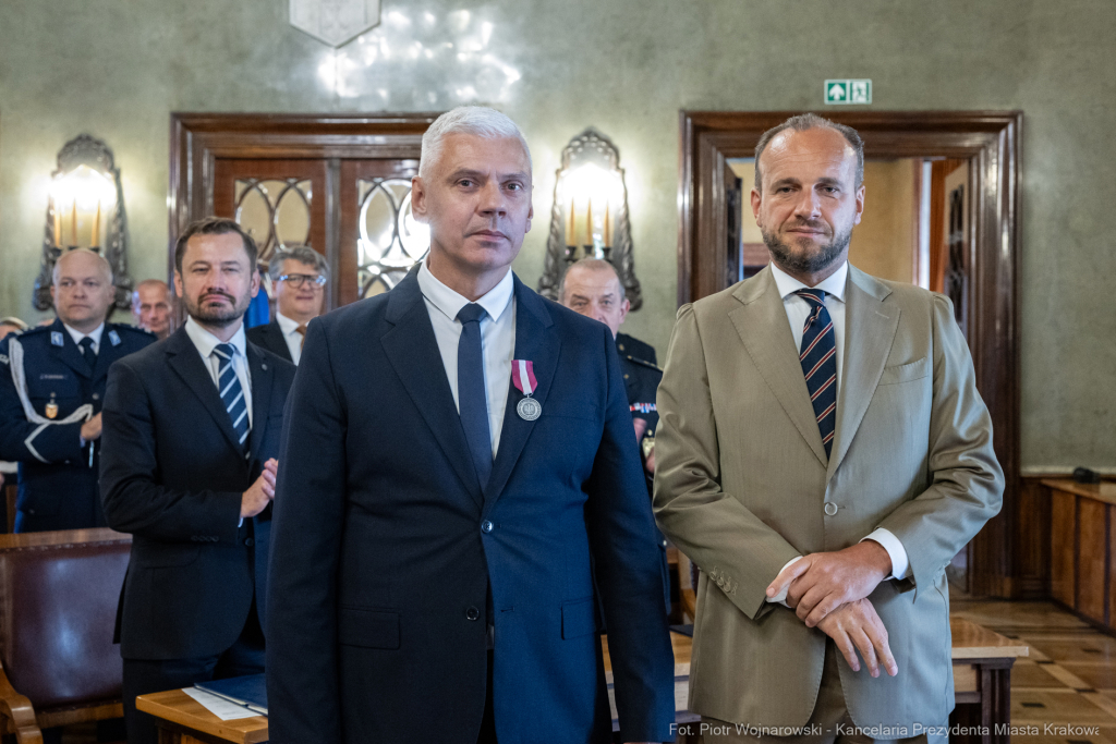 Straż Miejska, święto, Miszalski, Śmiałek, Ulman, odznaczenia, medale  Autor: P. Wojnarowski