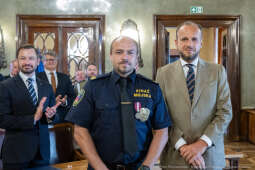 Straż Miejska, święto, Miszalski, Śmiałek, Ulman, odznaczenia, medale