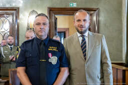 Straż Miejska, święto, Miszalski, Śmiałek, Ulman, odznaczenia, medale