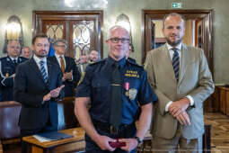 Straż Miejska, święto, Miszalski, Śmiałek, Ulman, odznaczenia, medale