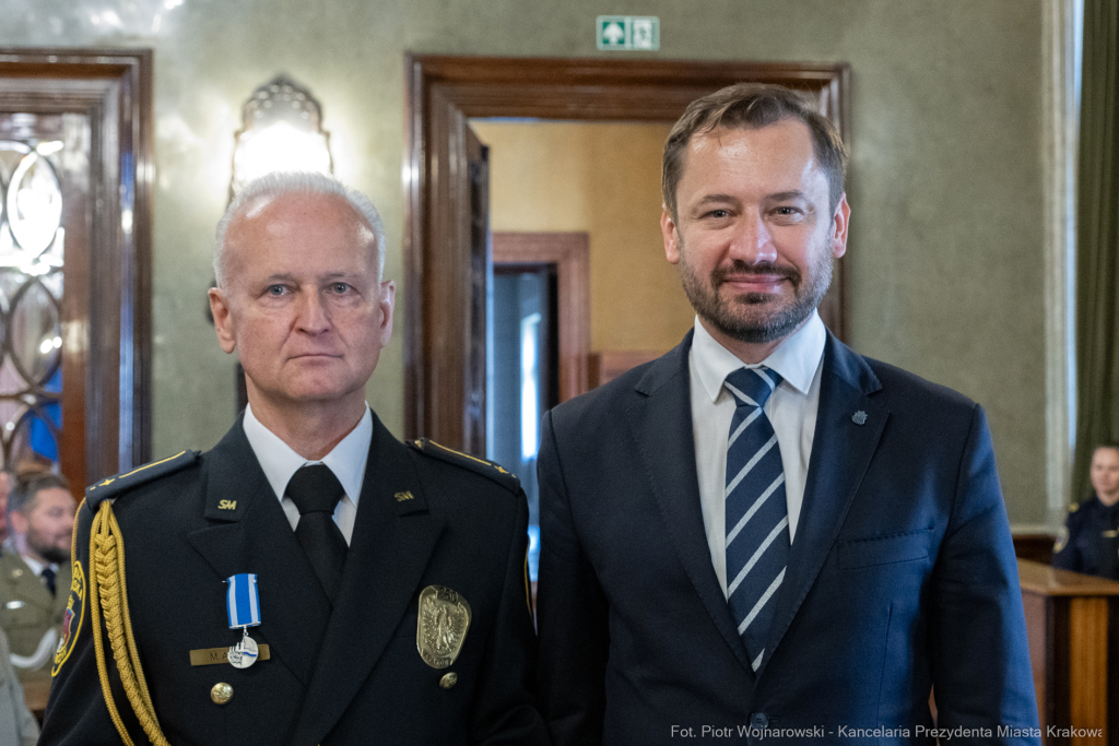 Straż Miejska, święto, Miszalski, Śmiałek, Ulman, odznaczenia, medale  Autor: P. Wojnarowski