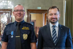 Straż Miejska, święto, Miszalski, Śmiałek, Ulman, odznaczenia, medale