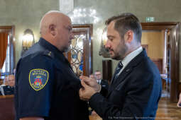 Straż Miejska, święto, Miszalski, Śmiałek, Ulman, odznaczenia, medale