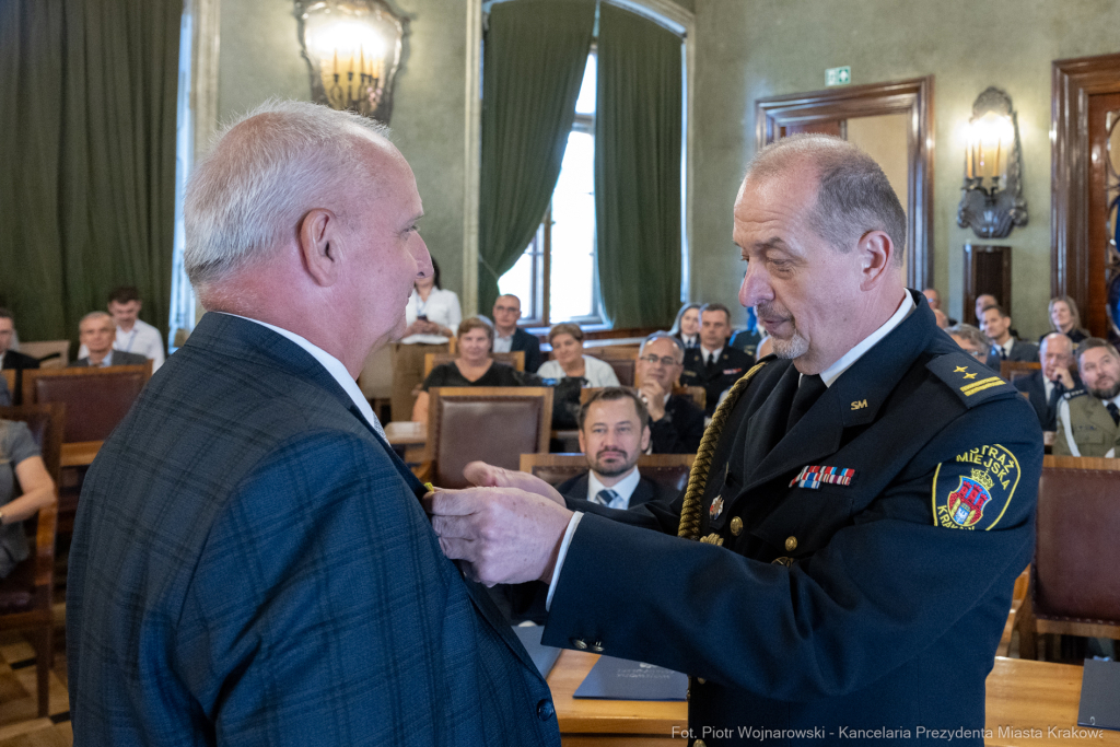 Straż Miejska, święto, Miszalski, Śmiałek, Ulman, odznaczenia, medale  Autor: P. Wojnarowski