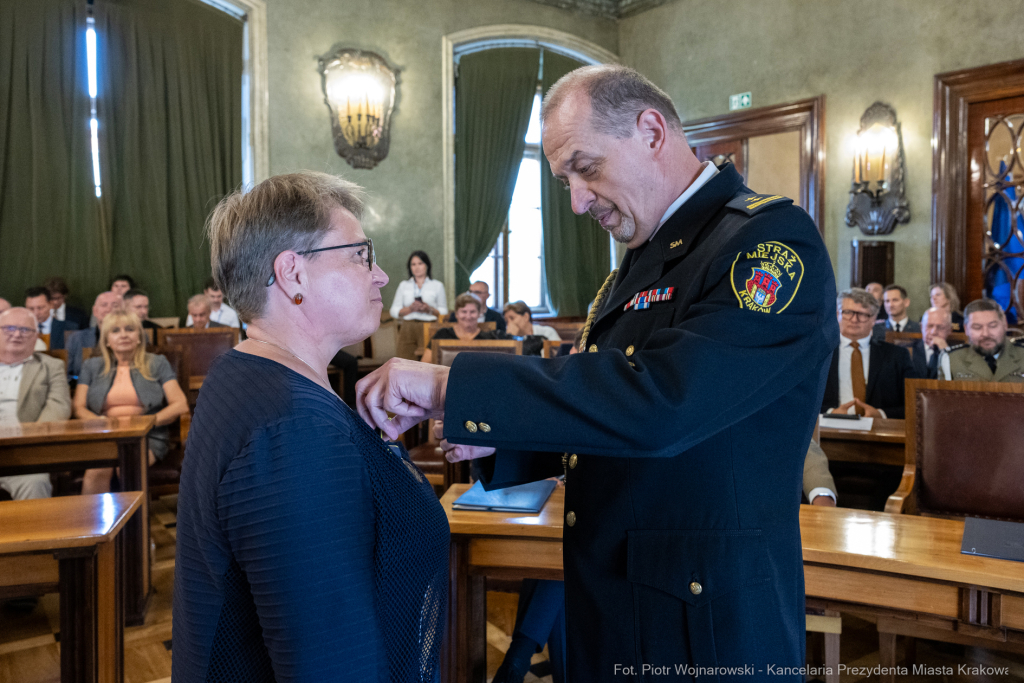 Straż Miejska, święto, Miszalski, Śmiałek, Ulman, odznaczenia, medale  Autor: P. Wojnarowski