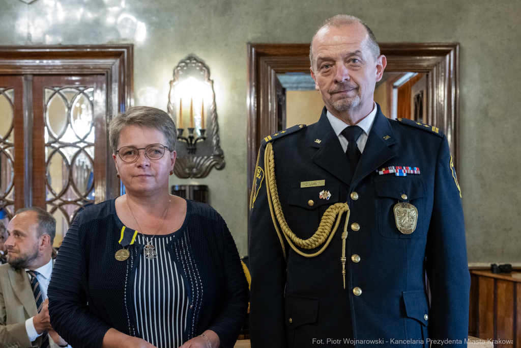 Straż Miejska, święto, Miszalski, Śmiałek, Ulman, odznaczenia, medale  Autor: P. Wojnarowski