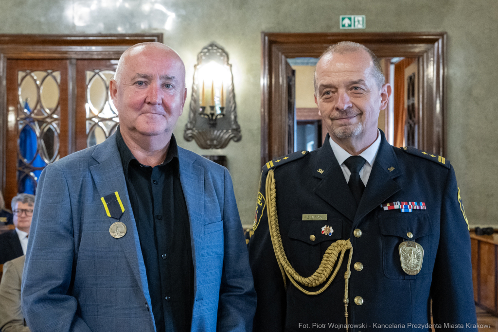 Straż Miejska, święto, Miszalski, Śmiałek, Ulman, odznaczenia, medale  Autor: P. Wojnarowski