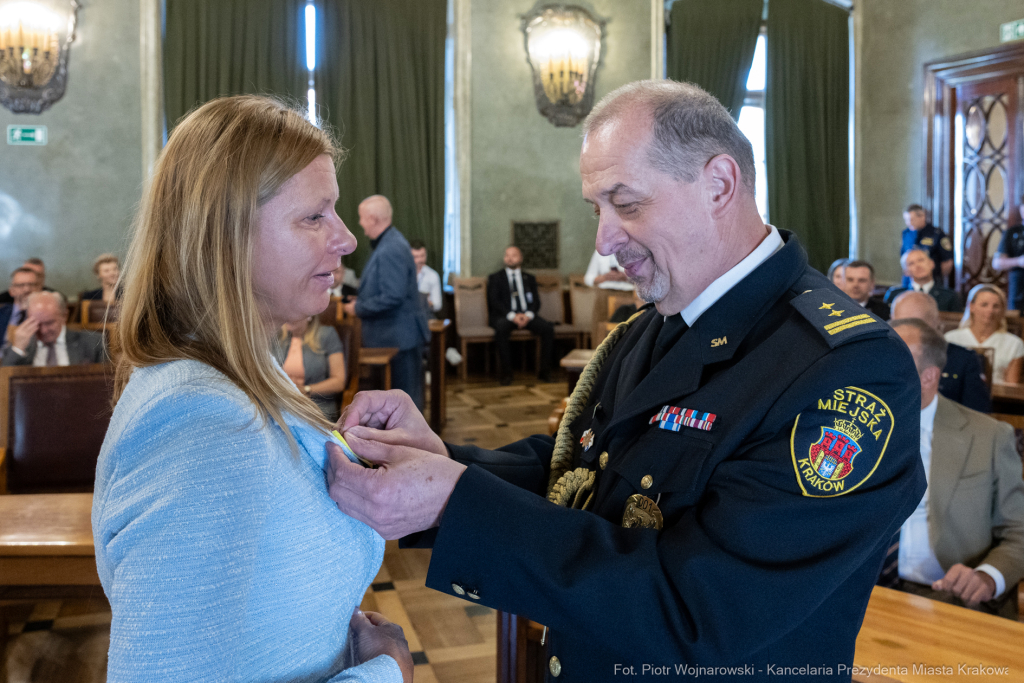 Straż Miejska, święto, Miszalski, Śmiałek, Ulman, odznaczenia, medale  Autor: P. Wojnarowski