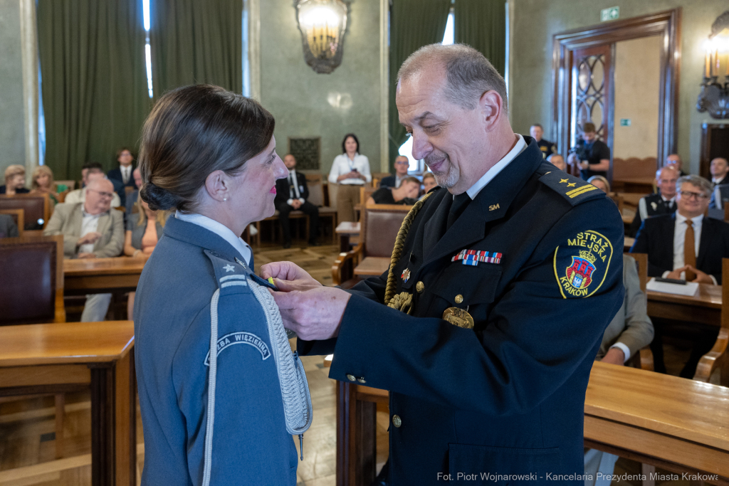 Straż Miejska, święto, Miszalski, Śmiałek, Ulman, odznaczenia, medale  Autor: P. Wojnarowski