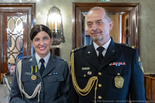 Straż Miejska, święto, Miszalski, Śmiałek, Ulman, odznaczenia, medale