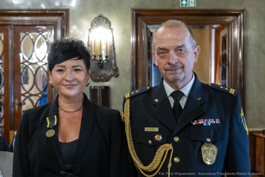 Straż Miejska, święto, Miszalski, Śmiałek, Ulman, odznaczenia, medale