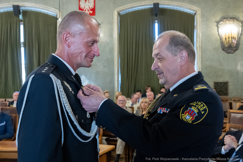 Straż Miejska, święto, Miszalski, Śmiałek, Ulman, odznaczenia, medale  Autor: P. Wojnarowski