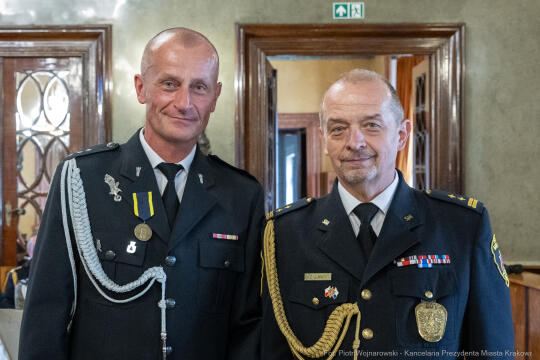 Straż Miejska, święto, Miszalski, Śmiałek, Ulman, odznaczenia, medale