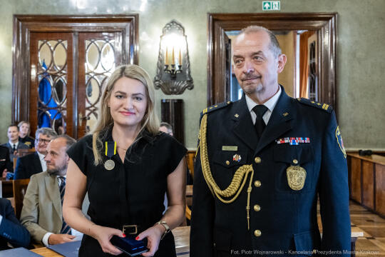 Straż Miejska, święto, Miszalski, Śmiałek, Ulman, odznaczenia, medale