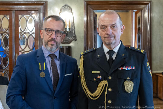 Straż Miejska, święto, Miszalski, Śmiałek, Ulman, odznaczenia, medale