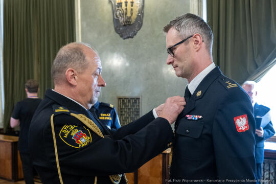 Straż Miejska, święto, Miszalski, Śmiałek, Ulman, odznaczenia, medale