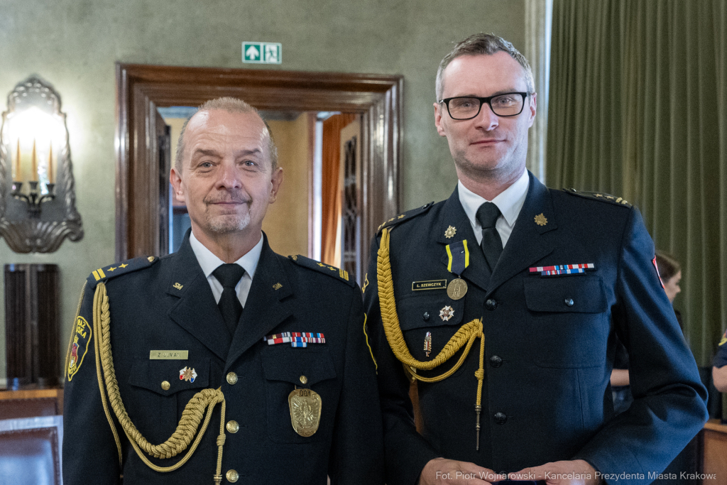 Straż Miejska, święto, Miszalski, Śmiałek, Ulman, odznaczenia, medale  Autor: P. Wojnarowski