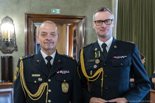 Straż Miejska, święto, Miszalski, Śmiałek, Ulman, odznaczenia, medale