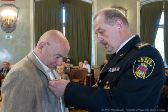 Straż Miejska, święto, Miszalski, Śmiałek, Ulman, odznaczenia, medale