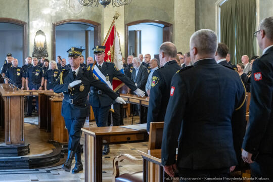 Straż Miejska, święto, Miszalski, Śmiałek, Ulman, odznaczenia, medale