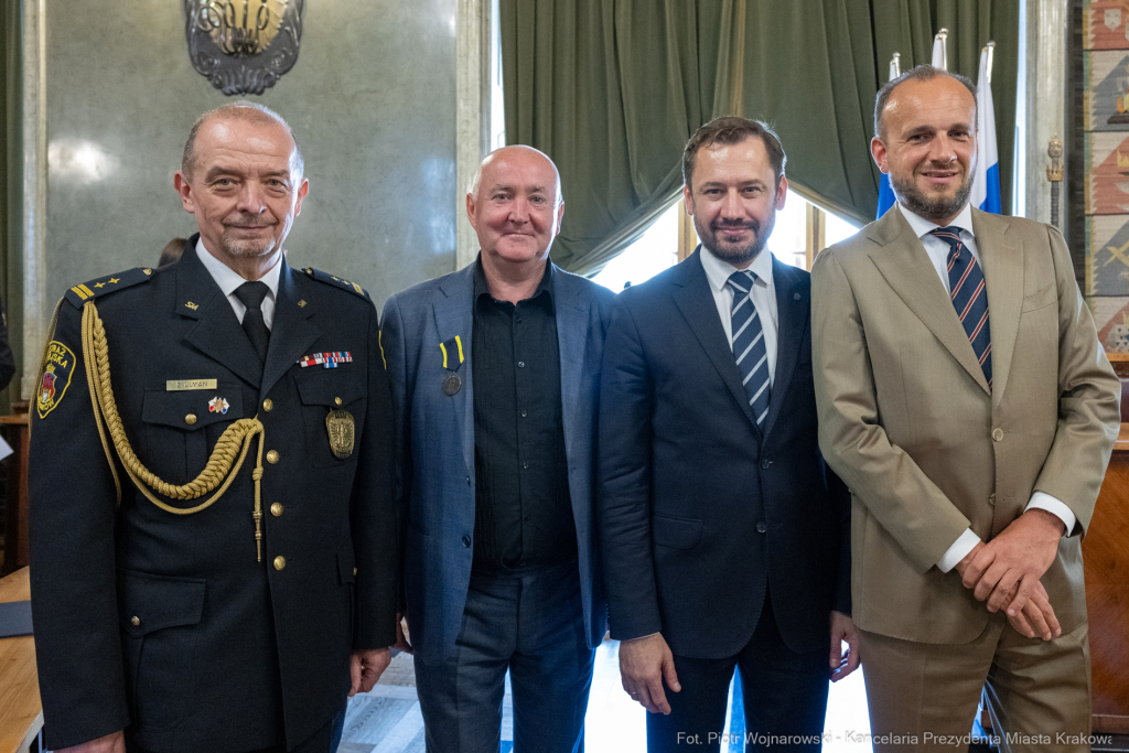 Straż Miejska, święto, Miszalski, Śmiałek, Ulman, odznaczenia, medale  Autor: P. Wojnarowski