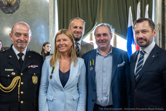 Straż Miejska, święto, Miszalski, Śmiałek, Ulman, odznaczenia, medale