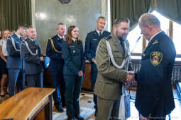 Straż Miejska, święto, Miszalski, Śmiałek, Ulman, odznaczenia, medale