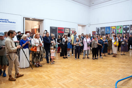 Miszalski, Plakat to nie papier, wystawa, Pałac Sztuki, TPSP, Witek, plakat