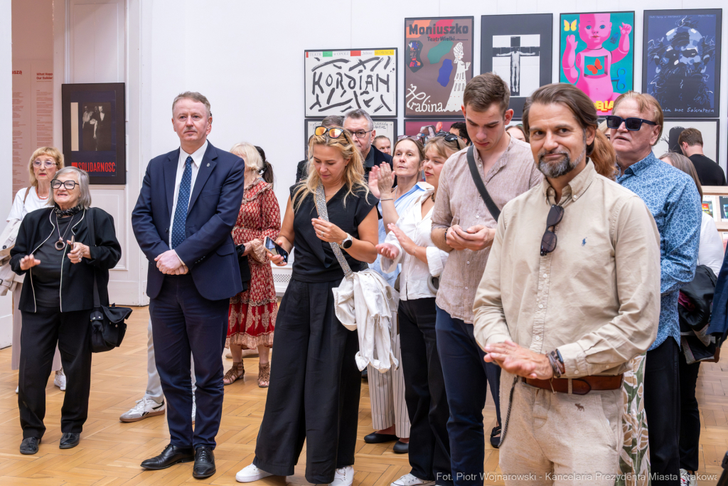 Miszalski, Plakat to nie papier, wystawa, Pałac Sztuki, TPSP, Witek, plakat 