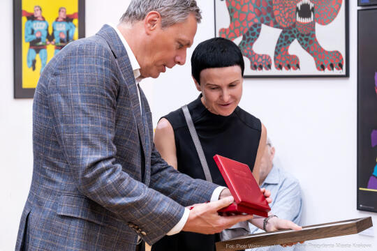 Miszalski, Plakat to nie papier, wystawa, Pałac Sztuki, TPSP, Witek, plakat