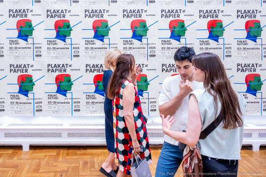 Miszalski, Plakat to nie papier, wystawa, Pałac Sztuki, TPSP, Witek, plakat